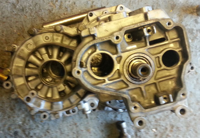 Casing in place, ready to measure.