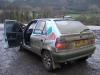 Rally Car Dirty after Stage